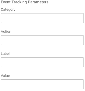 Google Analytics Event Tracking Parameters